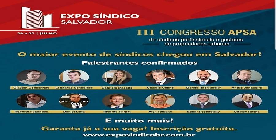 A Expo Síndico chegou em Salvador-BA